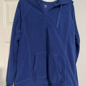 SB Active Blue Fleece Hooded Pullover Size Large